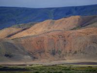 Gefärbte Rhyolithberge Rauðukambar
